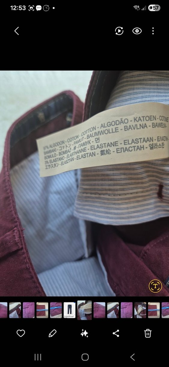 Orjinal Sıfır Massimo Dutti Pamuk Pantolon — görsel 9/11