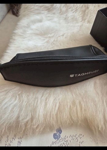 Siyah TAGHeuer Marka Erkek Gözlüğü Kılıfıı - Görsel 2