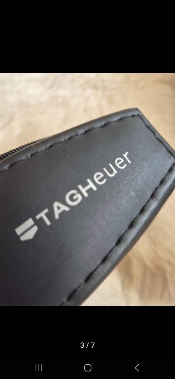 Siyah TAGHeuer Marka Erkek Gözlüğü Kılıfıı - Görsel 3