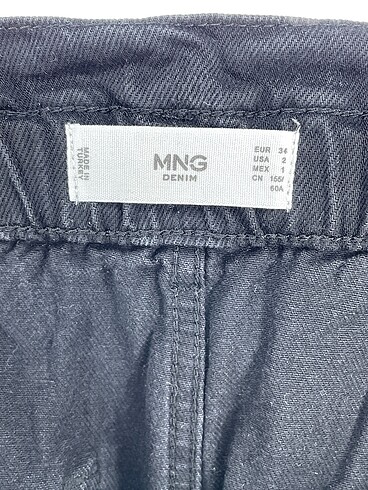 34 Beden siyah Renk Mango Jean / Kot %70 İndirimli.