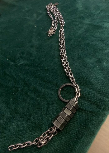 Diesel Uzun Siyah Zincir Detaylı Kolye - Görsel 6