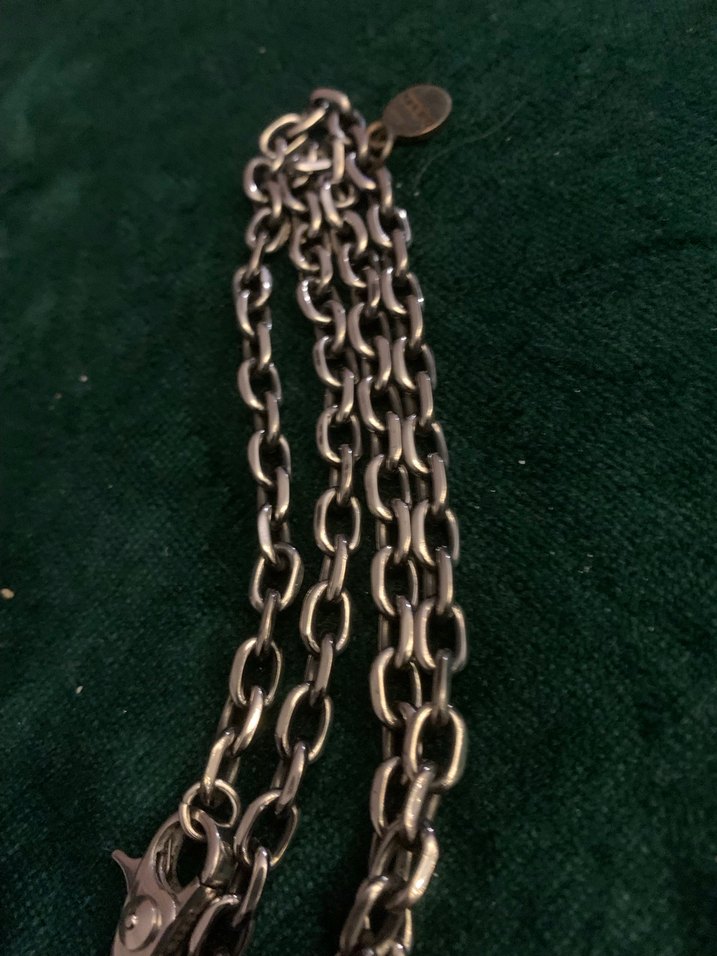 Diesel Uzun Siyah Zincir Detaylı Kolye - Görsel 5