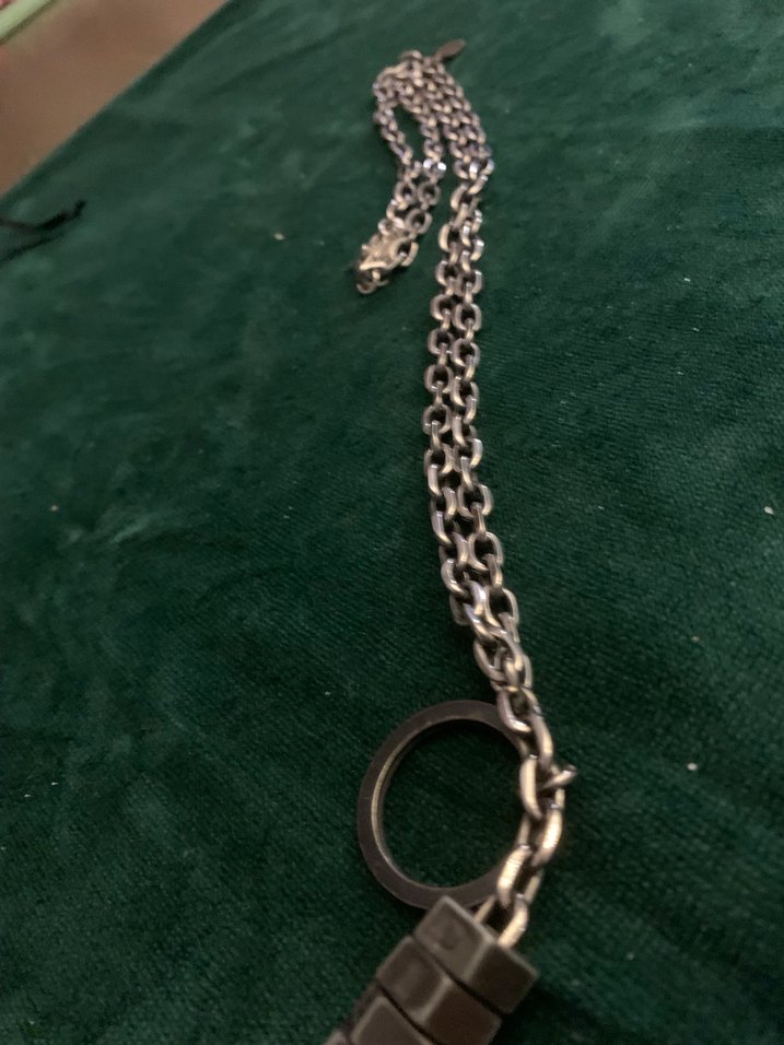 Diesel Uzun Siyah Zincir Detaylı Kolye - Görsel 4