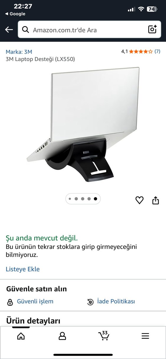 Laptop Desteği (LX550) Stand - Görsel 4