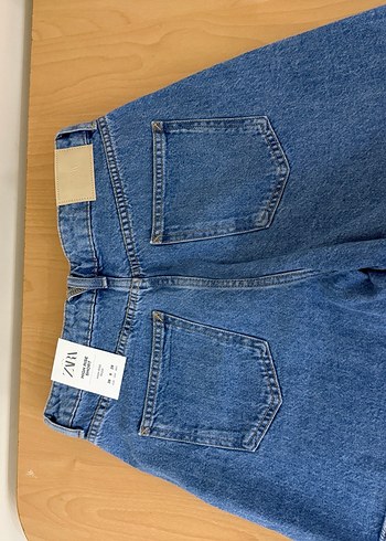Kadın Mavi Denim Mini Şort - Görsel 4