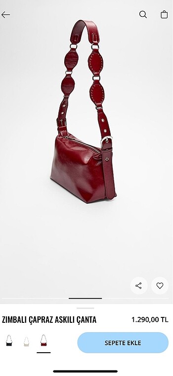 Beden Stradivarius zımbalı çapraz çanta