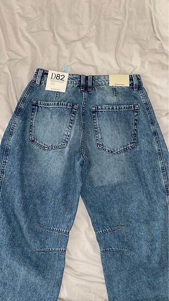38 Beden Stradivarius D82 Balloon fit jean