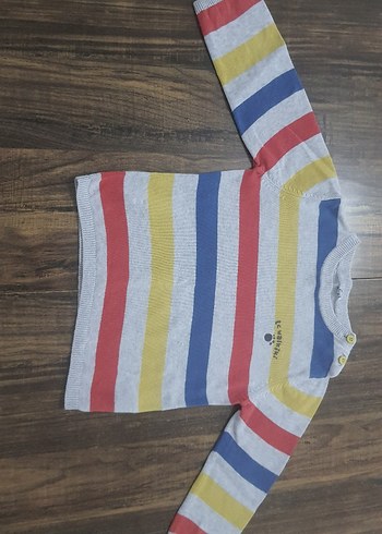 24-36 Ay Beden çeşitli Renk Lc Waikiki Çizgili Erkek Çocuk Triko Kazak