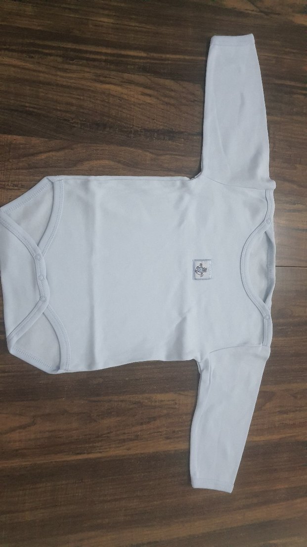 Çıtcıtlı Uzun Kollu Mavi Body - Görsel 4