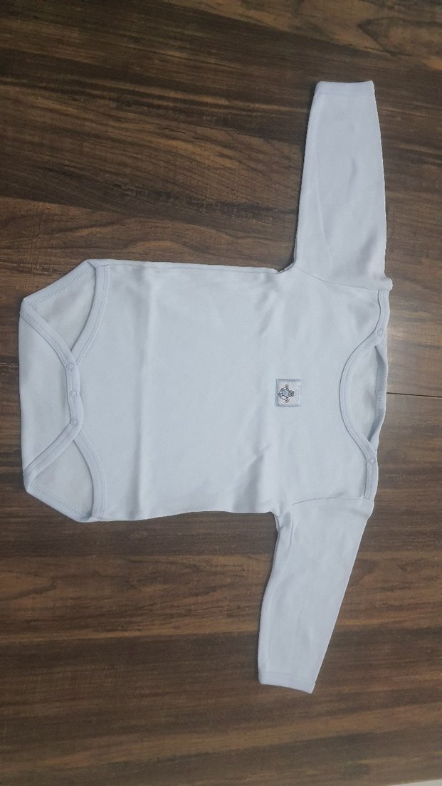 Çıtcıtlı Uzun Kollu Mavi Body - Görsel 3