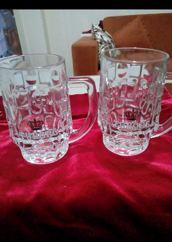 Bordo Detaylı Tuborg Bira Kupası