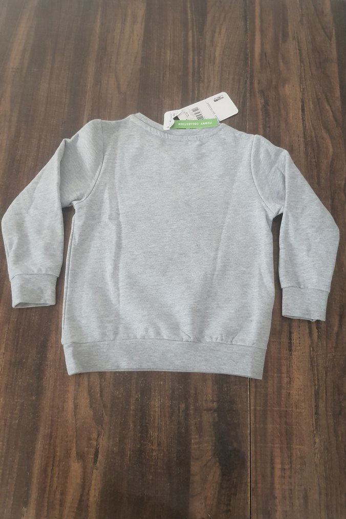 Lcwaikiki Yılbaşı Hayvan Baskı Sweatshirt - Görsel 4