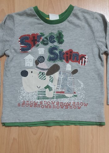 Soobe Erkek Çocuk Pijama Üstü Köpek Desenli - Görsel 3