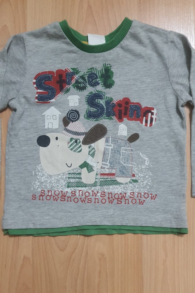 Soobe Erkek Çocuk Pijama Üstü Köpek Desenli - Görsel 3