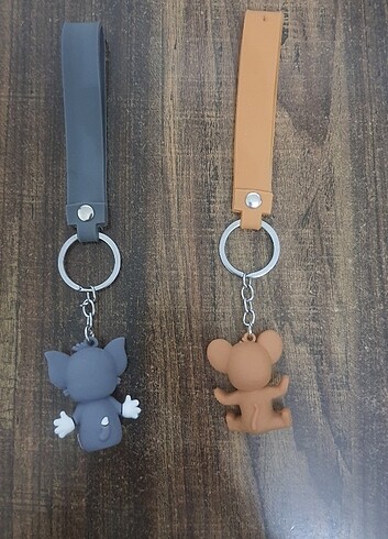 Tom & Jerry Figür Anahtarlık 2 Adet