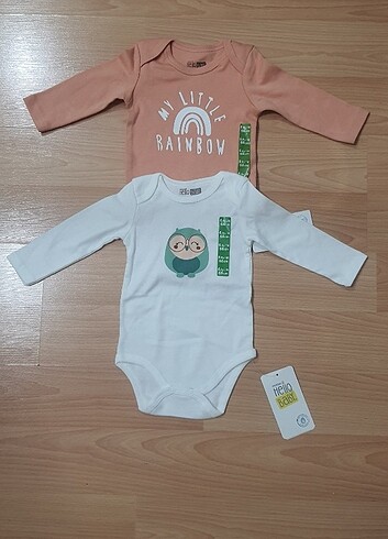 Hello Baby Uzun Kollu Body Zıbın