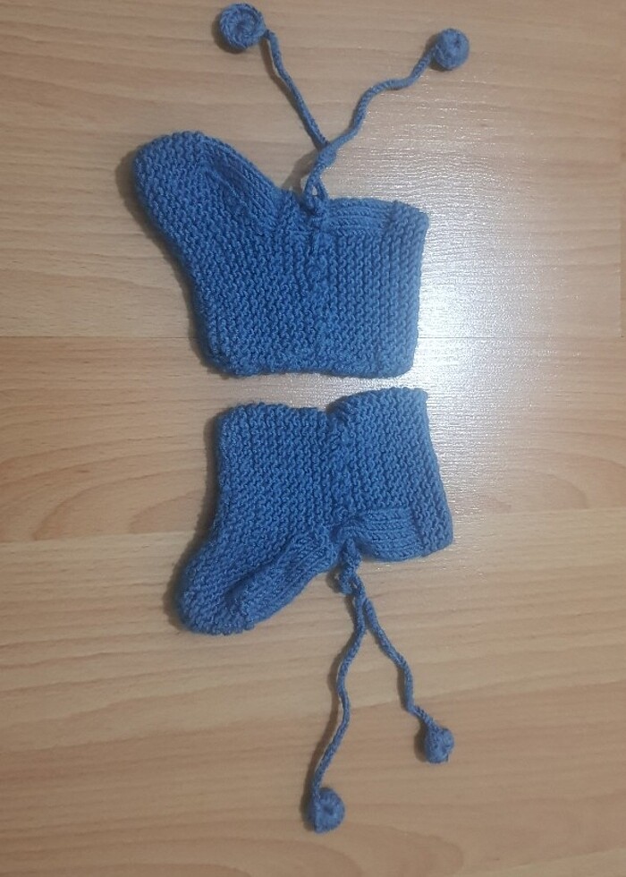 Mavi Bebek Patik - Görsel 2