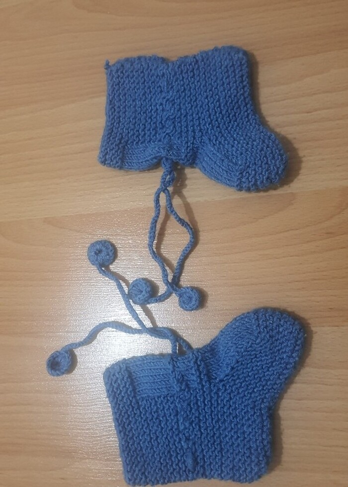 Mavi Bebek Patik - Görsel 3