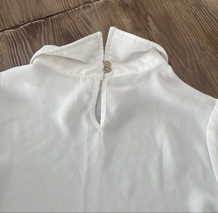 İnci Detaylı ekru çocuk bluz - Görsel 4