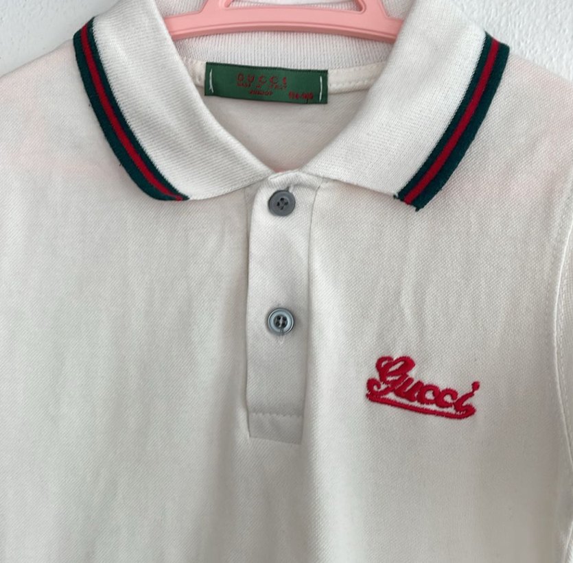 Kız Çocuk Beyaz Kısa Kollu Pamuklu Elbise - Görsel 2