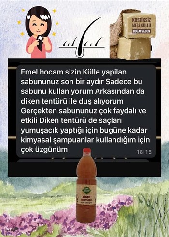 Kostiksiz Meşe Küllü Doğal Sabun - Görsel 2