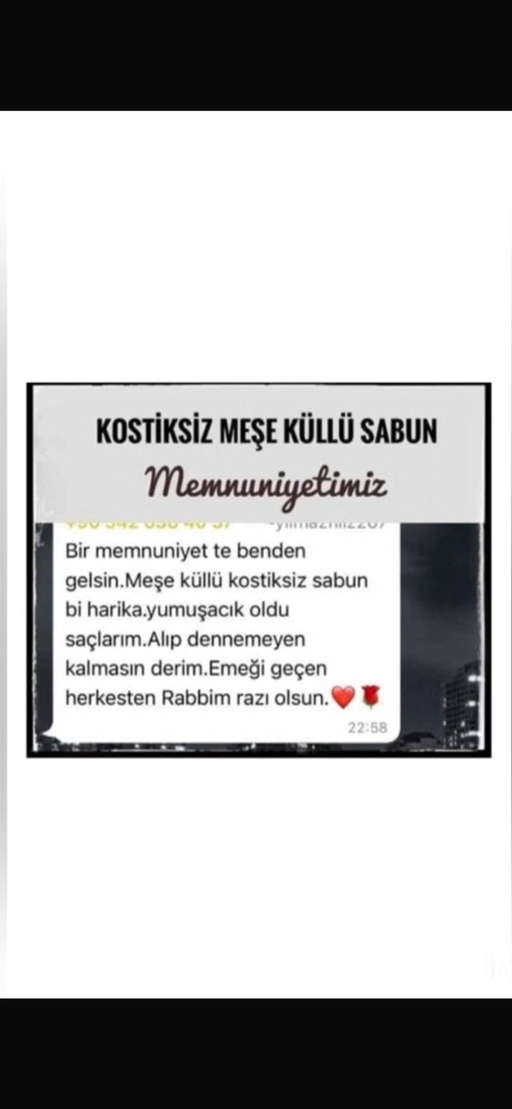 Kostiksiz Meşe Küllü Doğal Sabun - Görsel 4