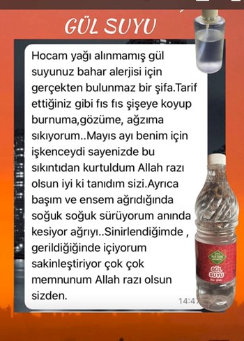 Gül suyu - Görsel 3