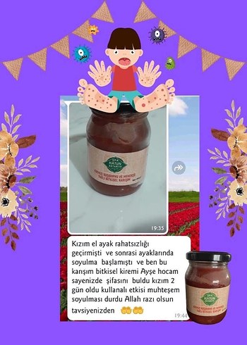 Kırmızı Kuşburnu ve Menekşe Bitkisel Karışım - Görsel 3