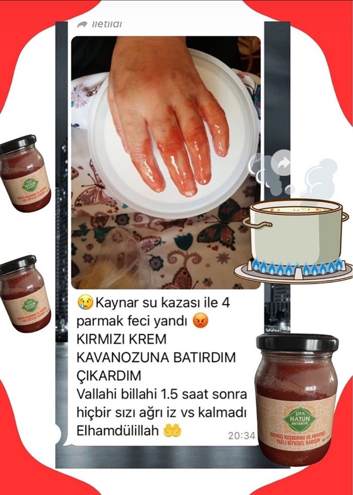 Sifa Hatun Kırmızı Kuşburnu ve Menekşe Yağlı Bitkisel Karışım - Görsel 2