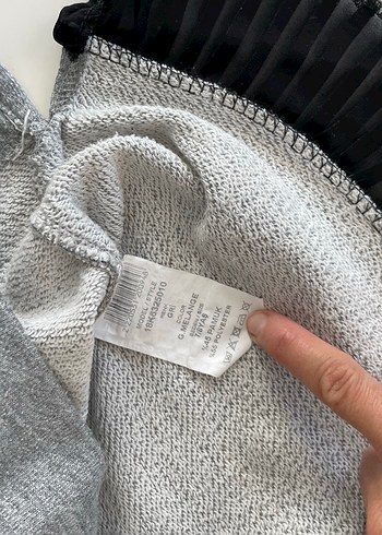 Kız Çocuk Gri Uzun Kollu Sweatshirt - Görsel 4