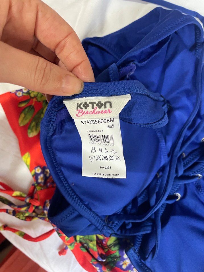 Lacivert İnce Askılı Mayo - Görsel 3