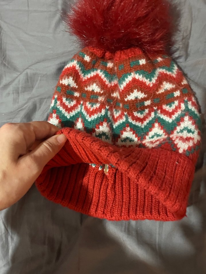 Renkli Bohem Örgü Kadın Bere - Görsel 3