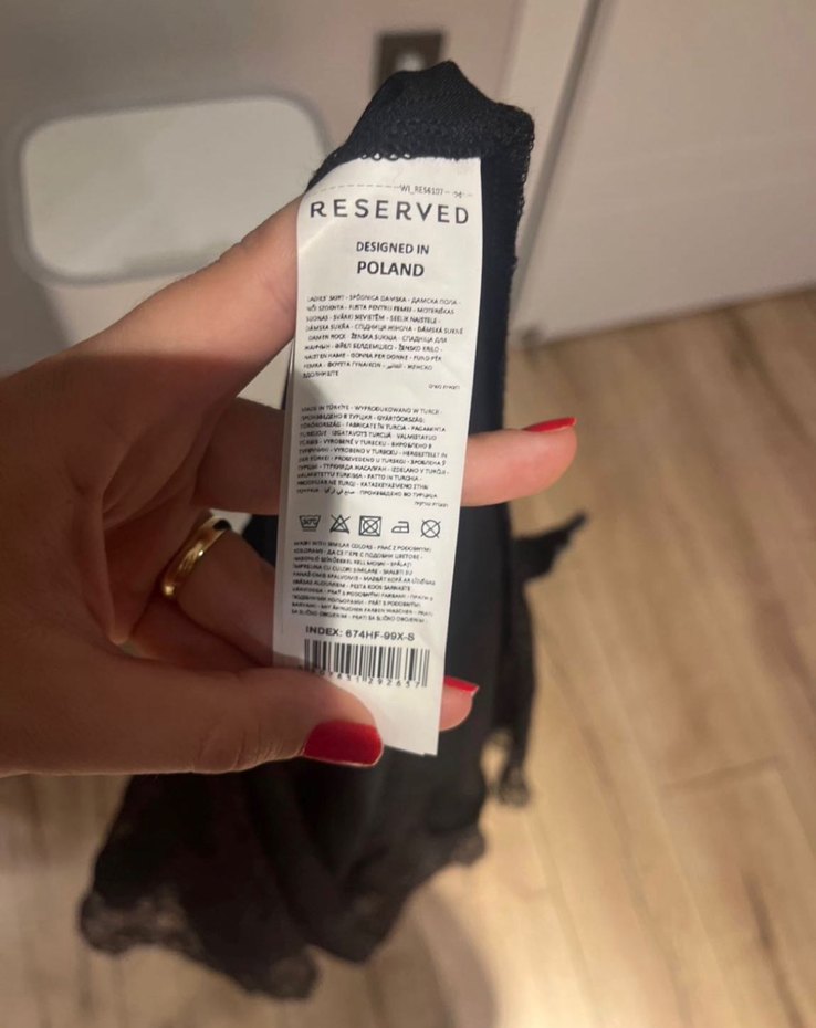 Siyah, Dökümlü, Uzun Gotik Etek - Görsel 4