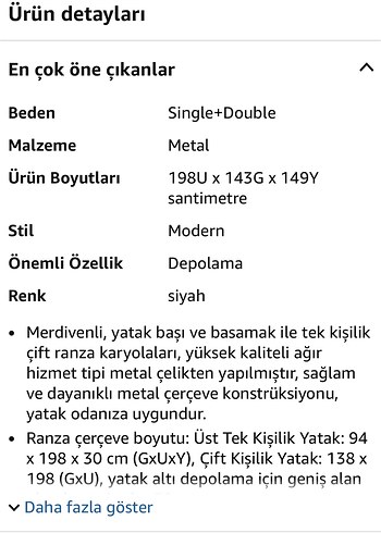 Siyah Metal ranza - Görsel 6