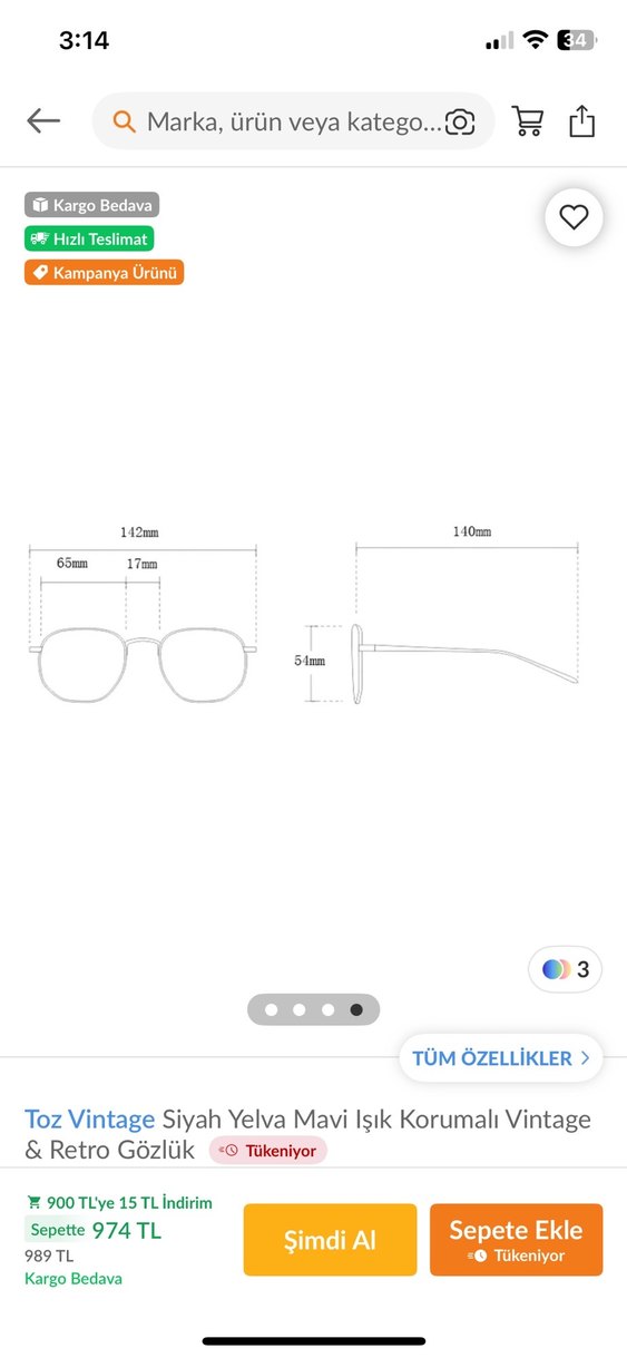 Şeffaf Camlı Siyah Modern Klasik Kadın Gözlüğü - Görsel 4