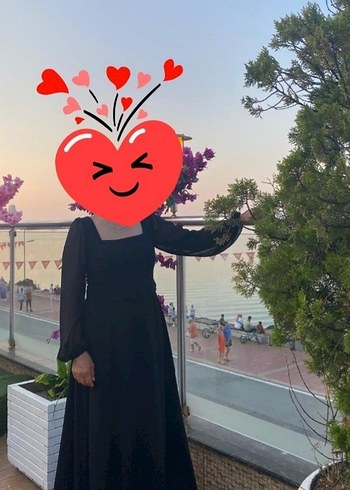 Uzun Siyah Gotik Abiye Elbise