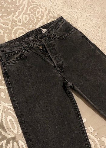 Gri Kadın Denim Pantolon - Görsel 2