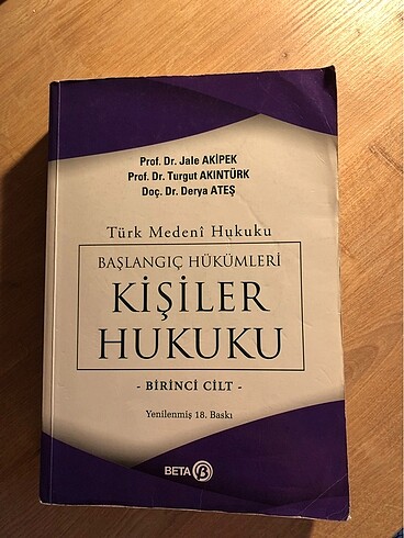Kişiler Hukuku