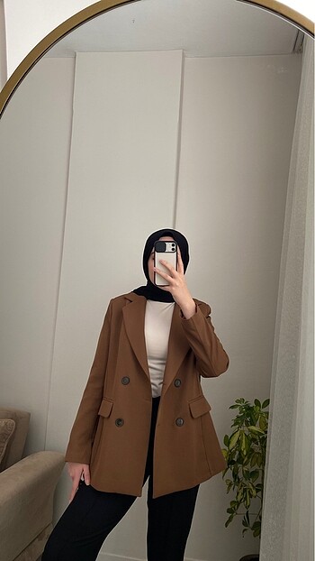 Kahverengi blazer