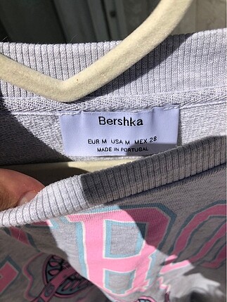 m Beden gri Renk M beden bershka sweat