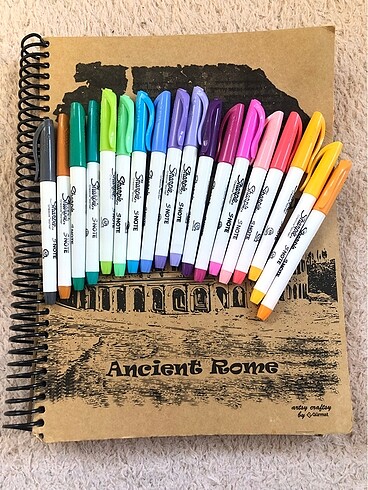 Kalem seti ve defter