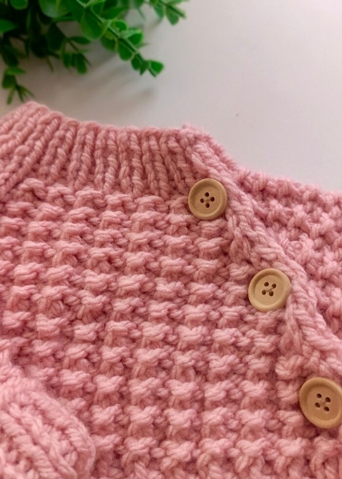 HB BEBE KAZAGI & şapka takım - Görsel 3