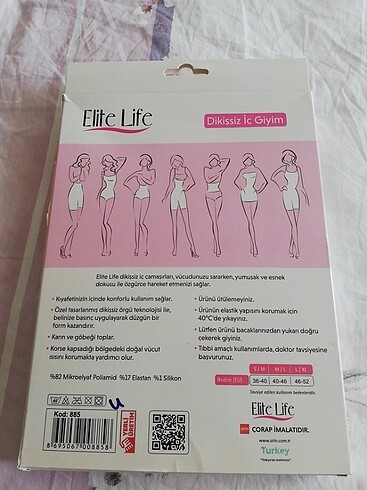m Beden siyah Renk Elite Life bel korse