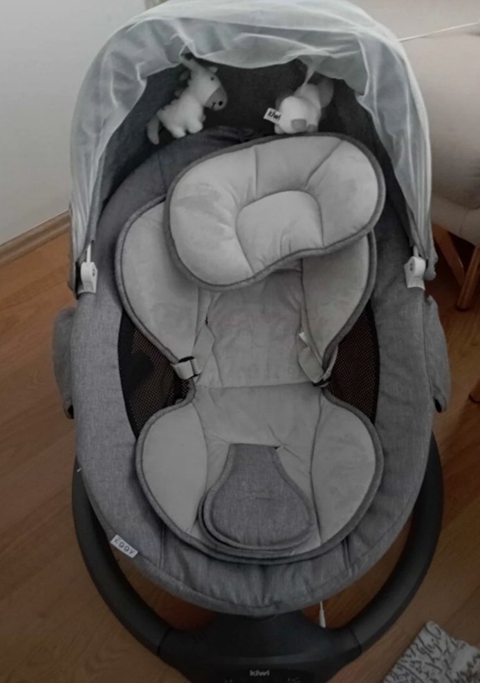 Antrasit Gri Kiwi Eggy Bebek Ana Kucağı - Görsel 2