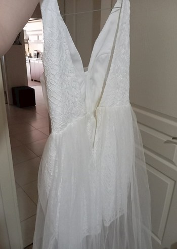 Kırık Beyaz Abiye - Görsel 5