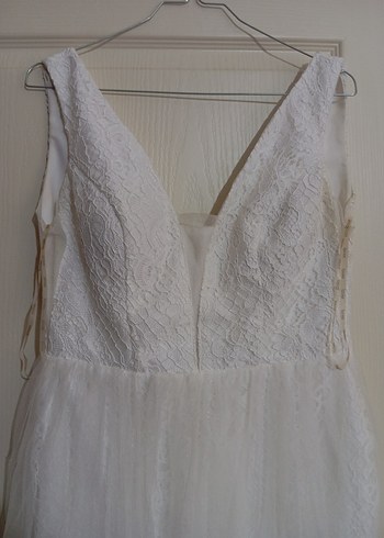 Kırık Beyaz Abiye - Görsel 6