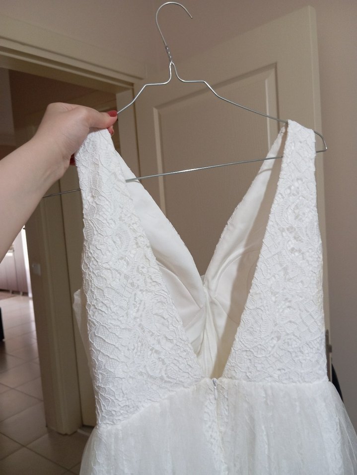 Kırık Beyaz Abiye - Görsel 4