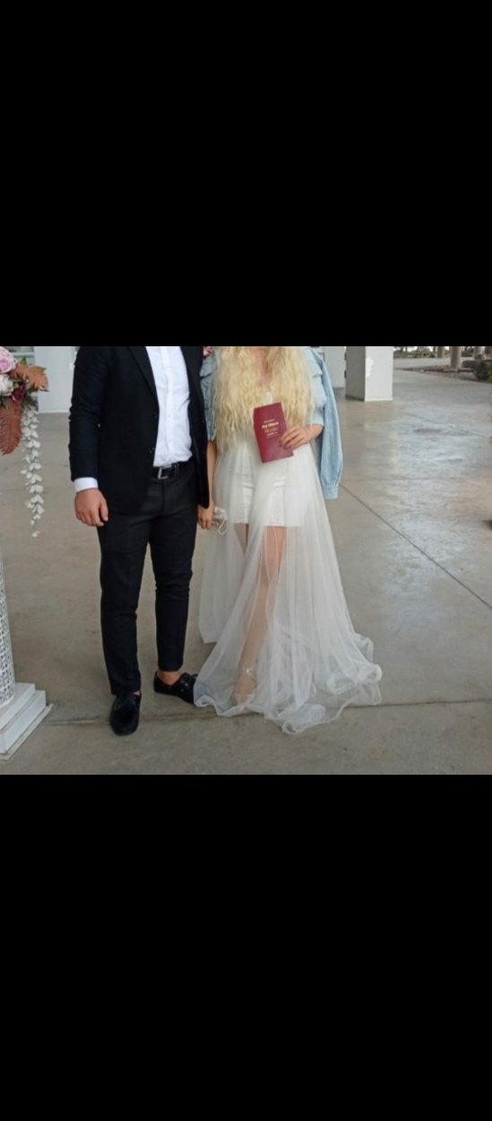 Kırık Beyaz Abiye - Görsel 2