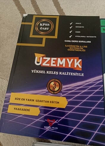 Uzemyk yüksel keleş öabt matematik kitapları