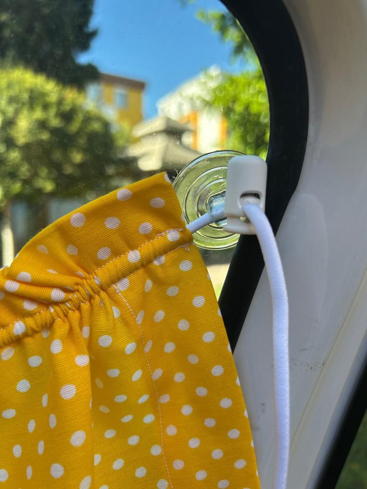 El Yapımı Bebek Güneş Perdesi - Görsel 4